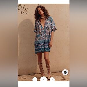 Spell marmont flutter tunic xl NWT